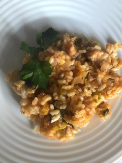 Una foto de Risotto de mar