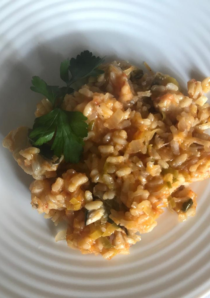 Una foto de Risotto de mar