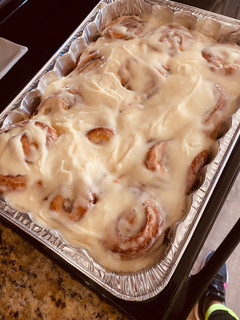 A picture of Citrusy Cinnamon Rolls.