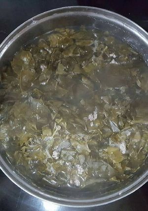 Hình của món Canh lá giang thịt bò.