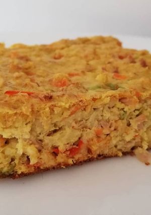 Una foto de Pastel de atún y avena