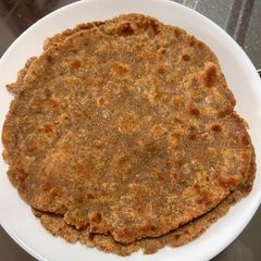 A picture of Masala Bajra and Ragi Paratha.