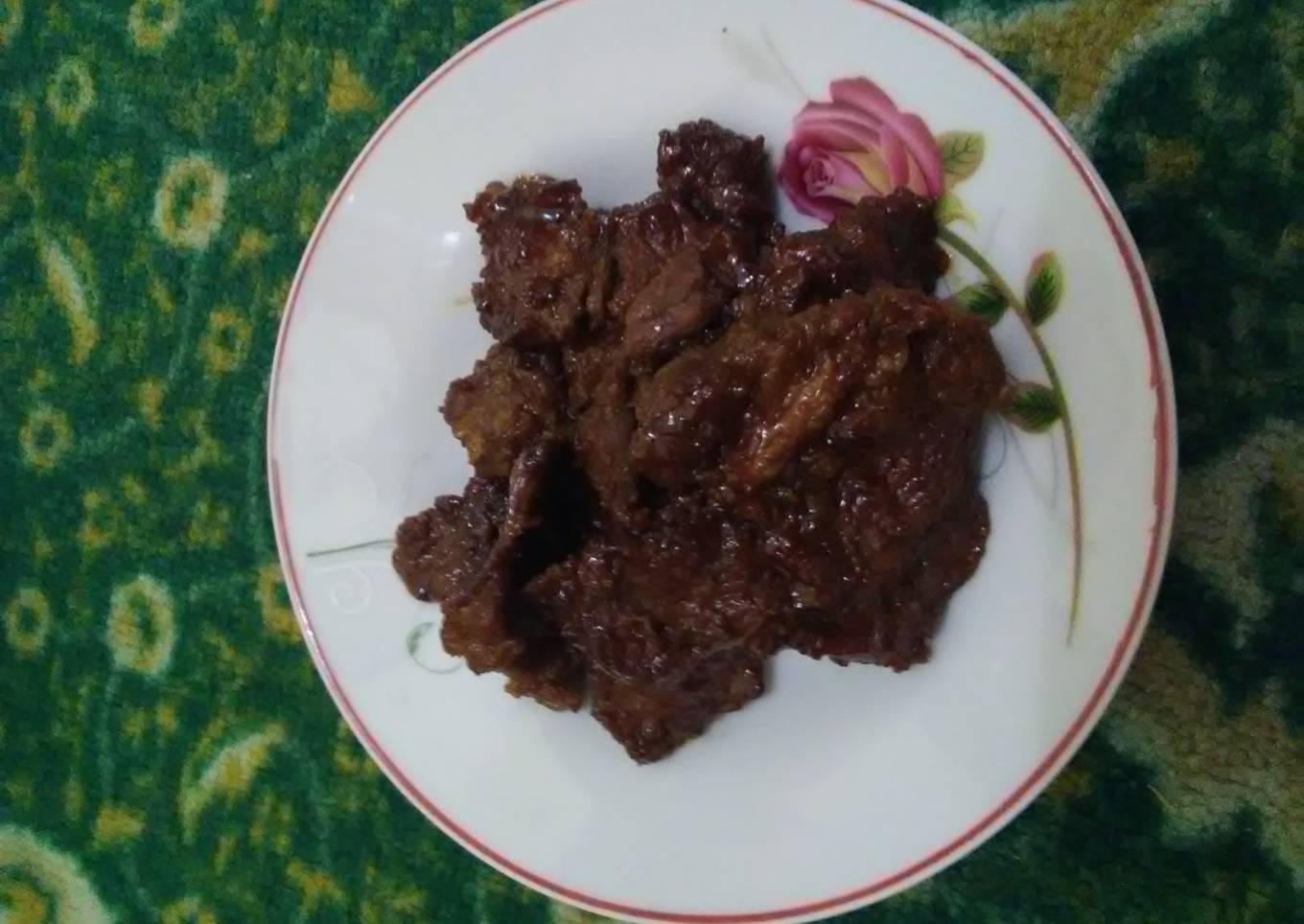 Sate sapi tanpa tusuk