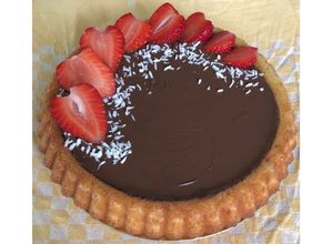 Foto di Crostata morbida alla Vaniglia con Nutella e fragole 🍫🍓