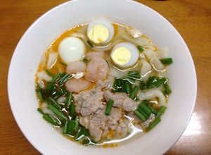 Hình của món Bánh canh bột mỳ.