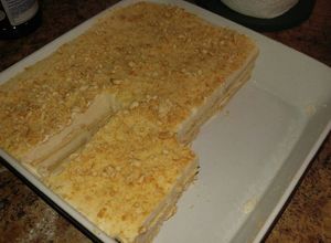 Una foto de Postre Frío de Limón