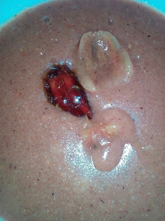A picture of Fermented porridge sweetened with dates.