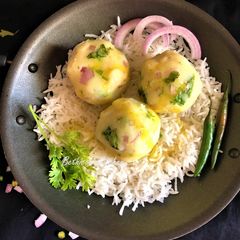 A picture of Aloo Bhate (Mashed Potato - Bong Style).