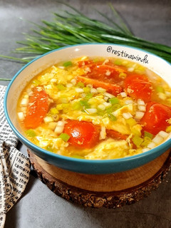 Foto resep Tan Hua Tang (Sup Tomat Telur)