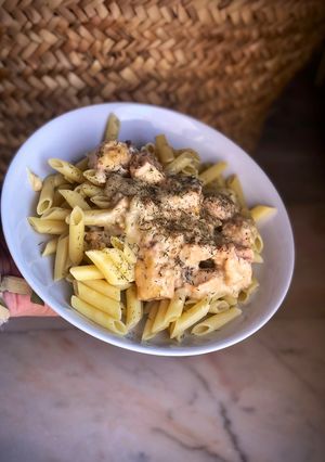 Foto principal de Salsa de salmón con eneldo para pasta