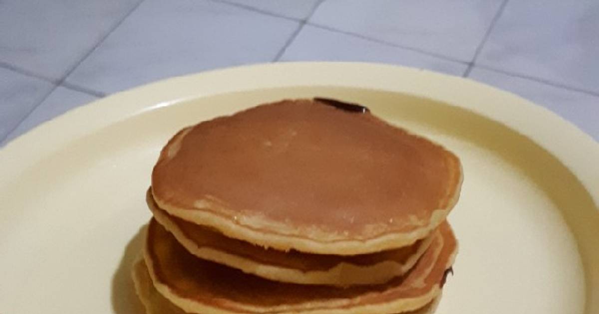 Resep Pancake Praktis Tanpa Mixer Untuk Cemilan Anak Oleh Rantiie Cookpad