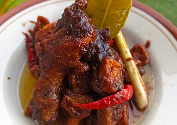 Ayam tahu masak kecap