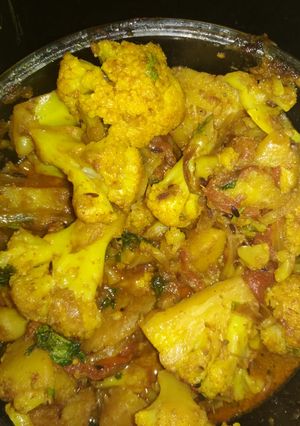 A picture of Gobi stir fry.