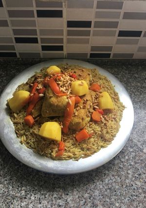 صورة لوصفة دجاج ورز