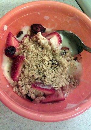 A picture of Yummy parfait !!!!.