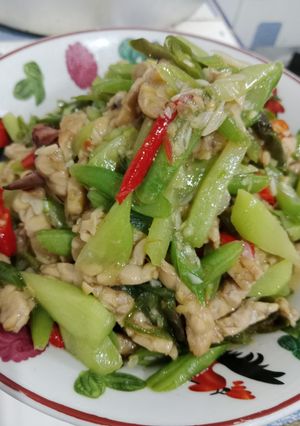 Foto resep Tumis Labu Siam, Buncis dan Tempe