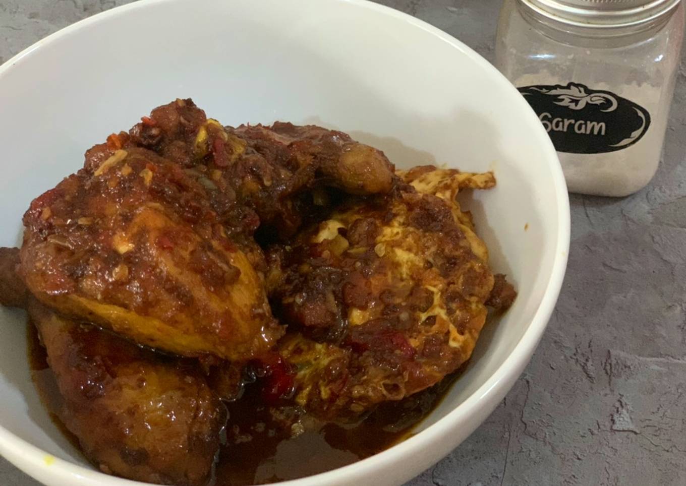 Ayam telur Goreng Pedas Manis
