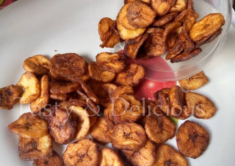 Easiest Way to Make Super Quick Homemade Ripe Plantain Chips updated | The Best Food|Easy Recipes for Busy Familie