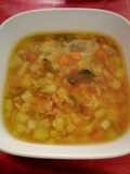 Xquisita sopa de verduras y quinoa