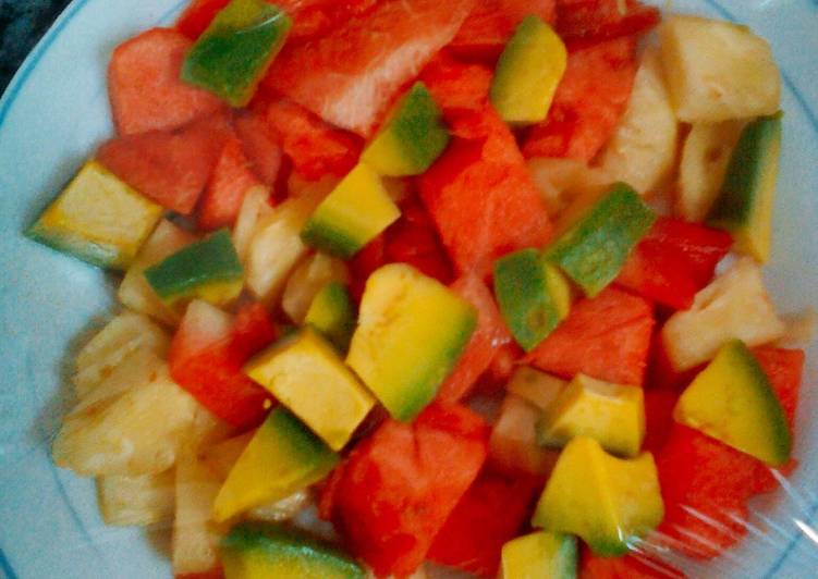 How to Prepare Homemade Fruit salad