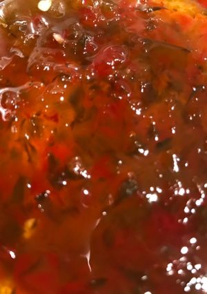 A picture of Jalapeño habanero jelly.