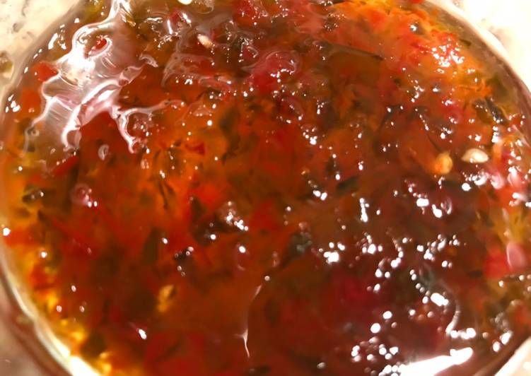 Jalapeño habanero jelly