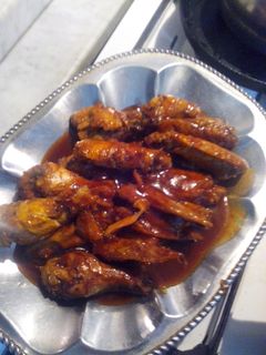 Una foto de Alitas de pollo a la Coca Cola
