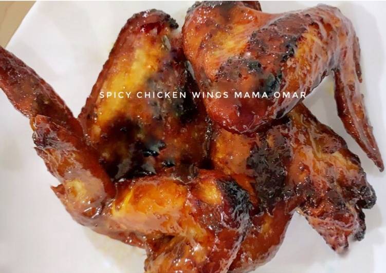 Spicy chicken wings ala Korea