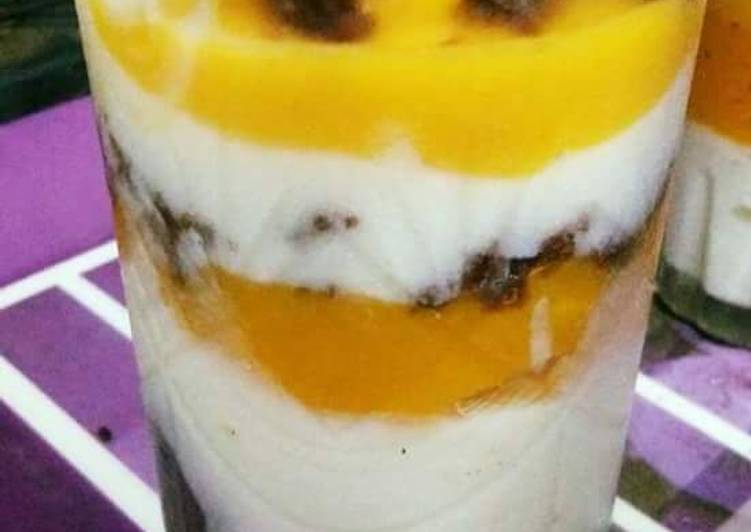 Recipe of Favorite Phirni Mango trifle