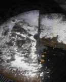 Torta de avena con algarroba