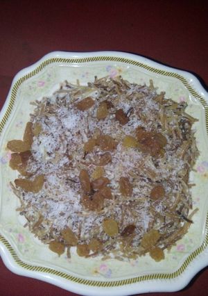 صورة لوصفة حلي الشعريه باللبن