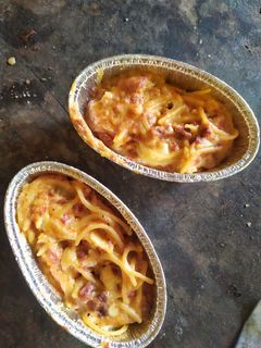 Foto resep Spaghetti Panggang Kornet Keju