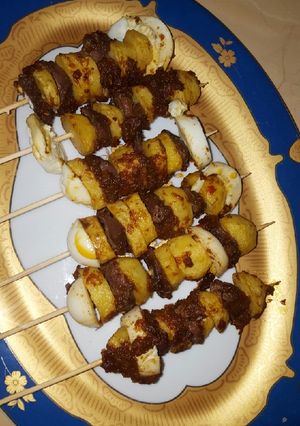 A picture of Protein skewer.