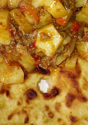 A picture of Chapati da miyar dankali.