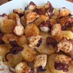 Una foto de Pulpo a la gallega rápido y fácil