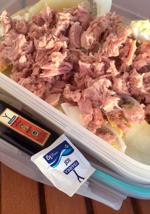 Una foto de Tupper ensalada de verano
