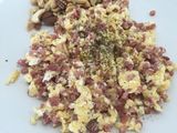 Huevos revueltos con jamón 