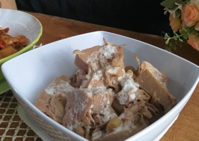 Cara membuat 385.Gudeg Areh.(merah teh celup) Cara membuat 385.Gudeg Areh.(merah teh celup)