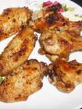 Alitas de pollo al broiler