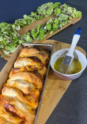 Une photo de Pizza bread