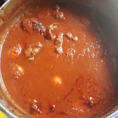 A picture of Tomato stew.