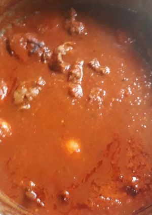 A picture of Tomato stew.