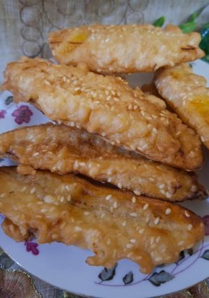 Foto resep Kluay Tod (Pisang Goreng Wijen Thailand)