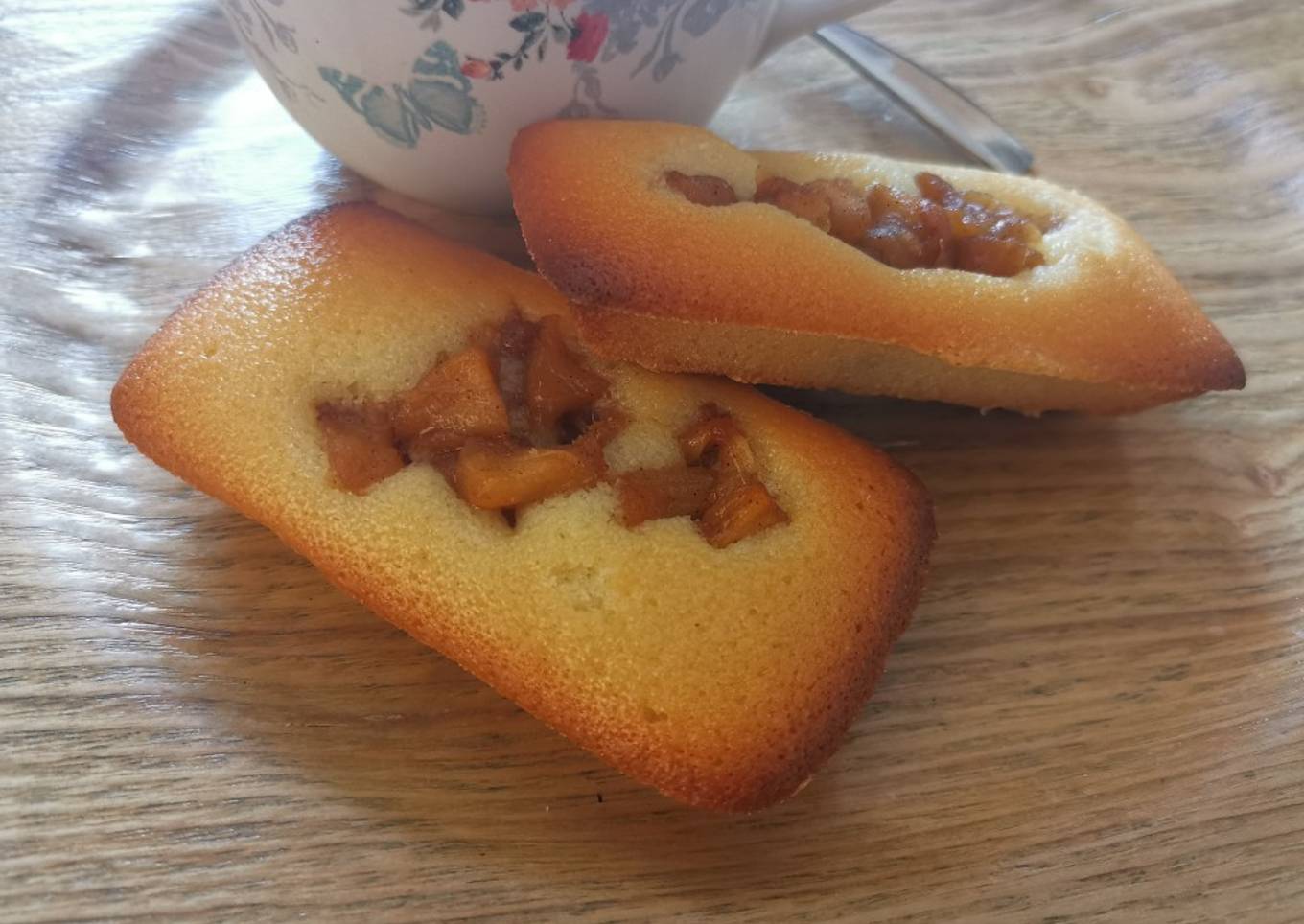 Financiers à la Pomme façon Tatin