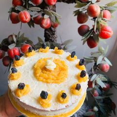 Puran Cake or Puran Poli Cake A picture of Puran Cake or Puran Poli Cake.