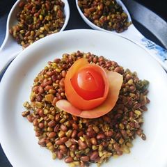 A picture of Sprouts Moong Moth salad.