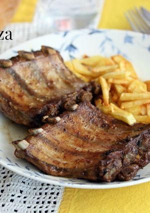 Una foto de Costillas a la mostaza