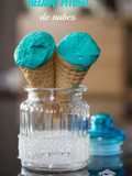 Helado pitufo de nubes