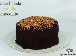Una foto de Tarta helada de vainilla y chocolate