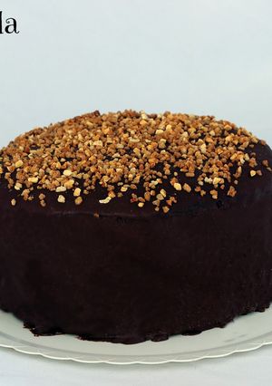 Una foto de Tarta helada de vainilla y chocolate